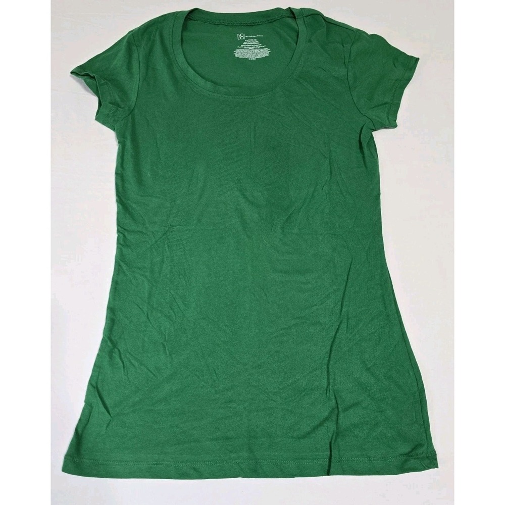 No Boundaries Women's Small (3-5) Green T-shirt Short-Sleeve‎